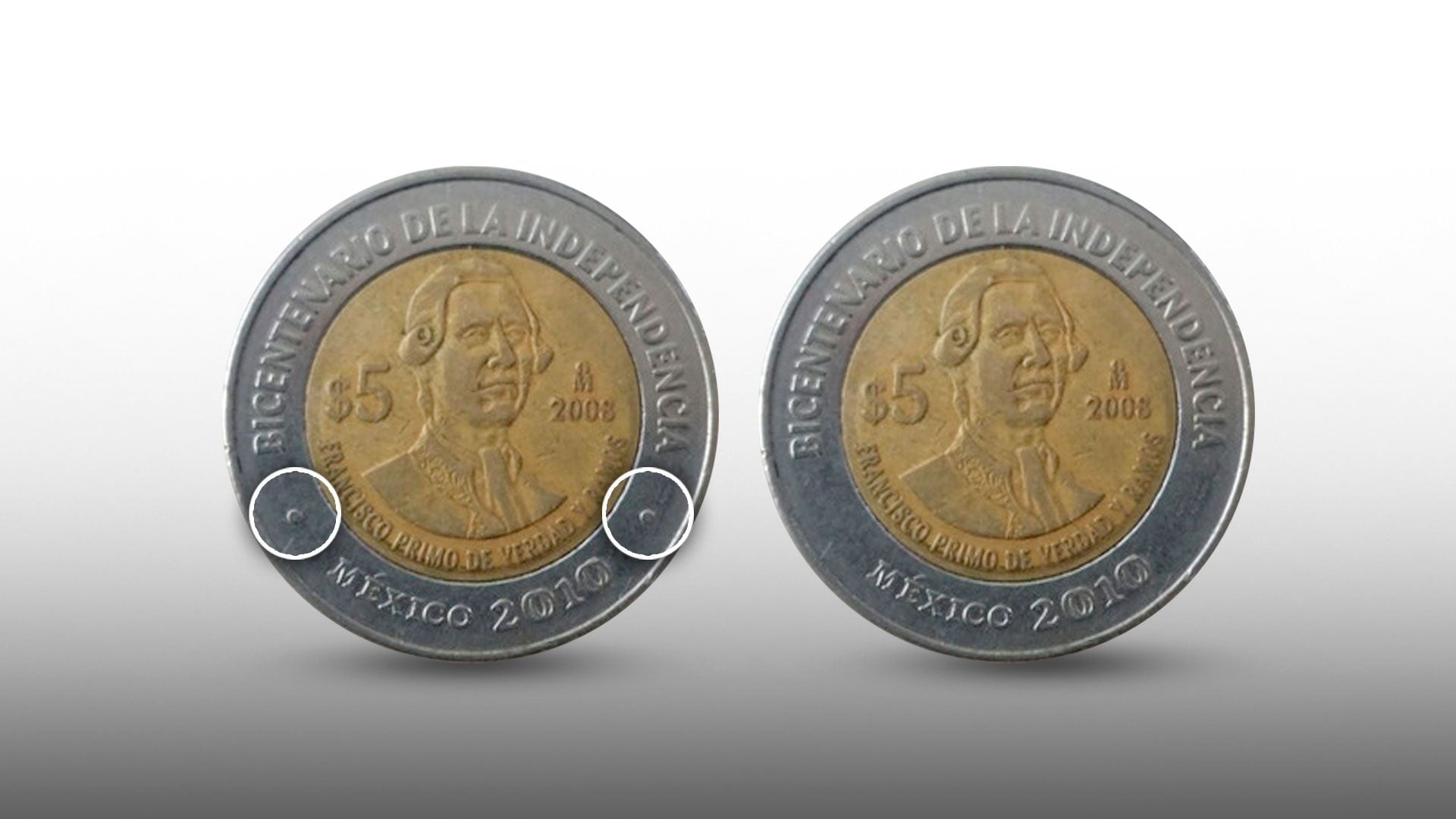 Hay dos monedas de Francisco Primo de Verdad. Infobae
