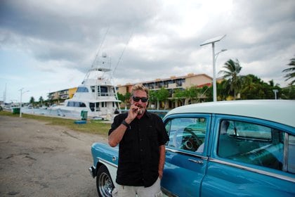 John McAfee en Cuba. REUTERS/Alexandre Meneghini/File Photo