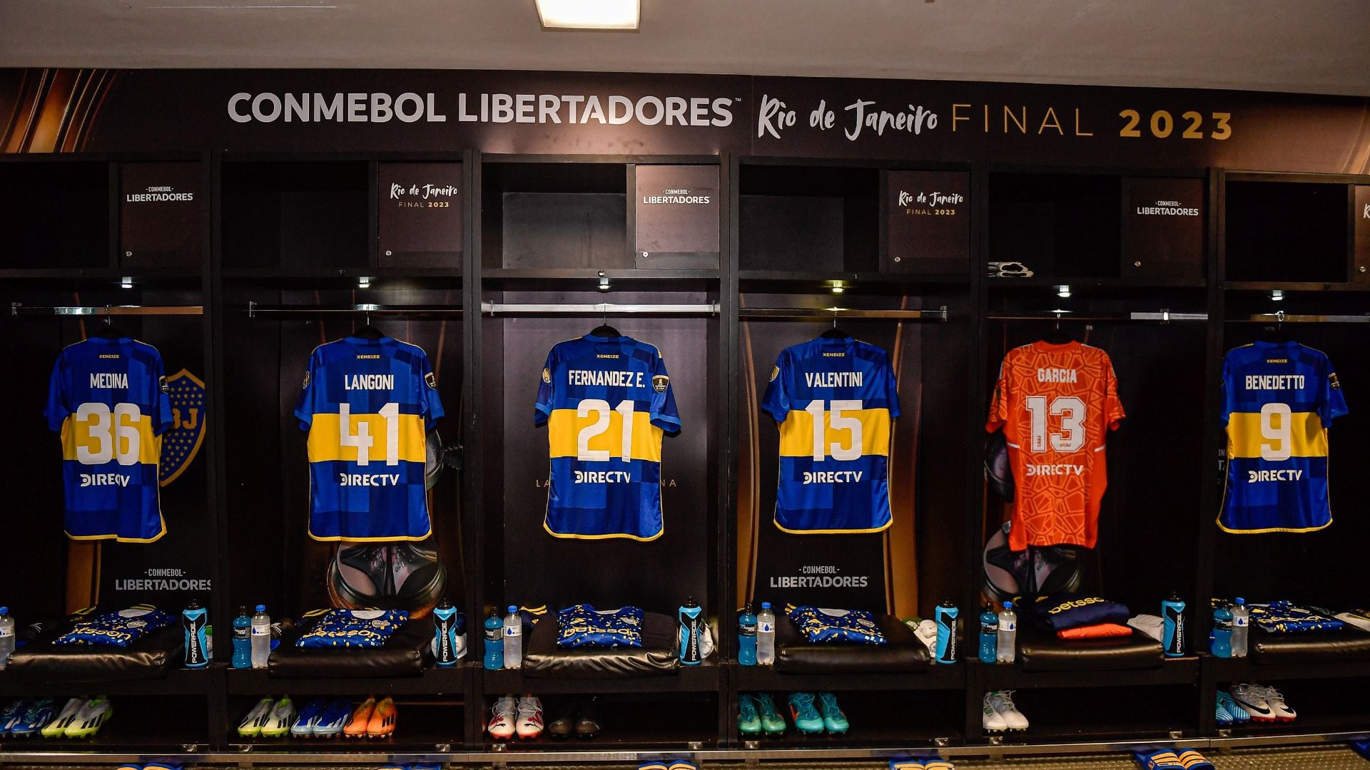Así está el vestuario de Boca Juniors en la previa de la final