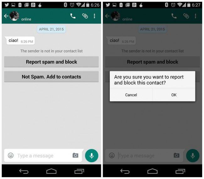 Account blocked by spam on WhatsApp. (photo: Dr.Fone)