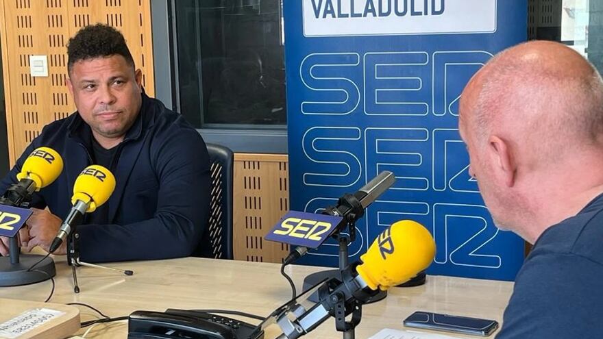 El exfutbolista y actual presidente del Valladolid, Ronaldo Nazario, en la cadena SER (Cadena SER)