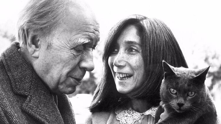 Borges y María Kodama