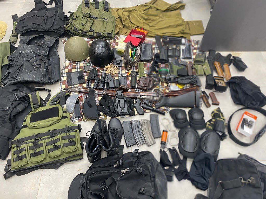 Material incautado en los operativos de las FDI