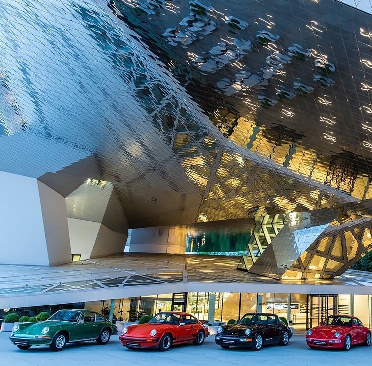 Los 911, estrellas del Porsche Museum.