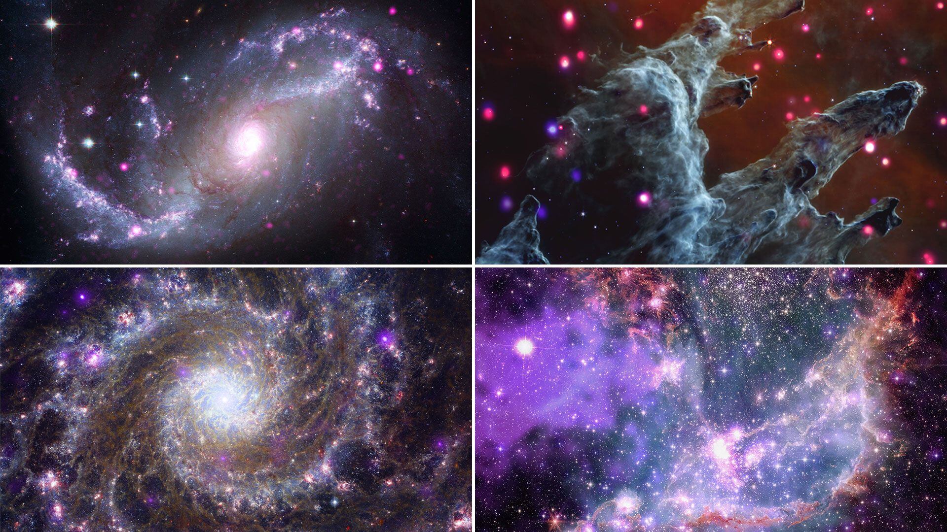 Las galaxias están en permanente movimiento y formación (Crédito: NASA)