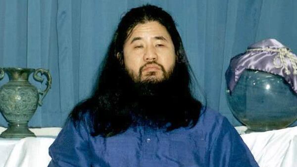 Shoko Asahara, líder del culto ejecutado el 6 de julio.