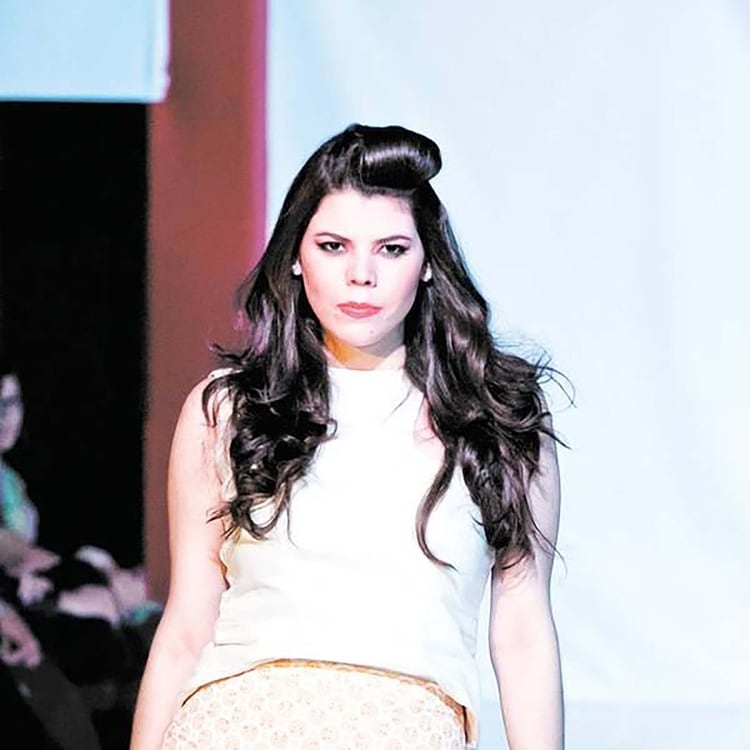 Camila Ortega Murillo, modelo y directora del festival Nicaragua Diseña.
