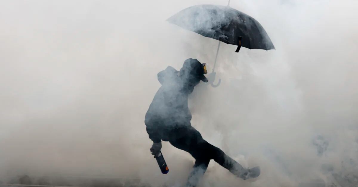 French demonstration against raising the retirement age