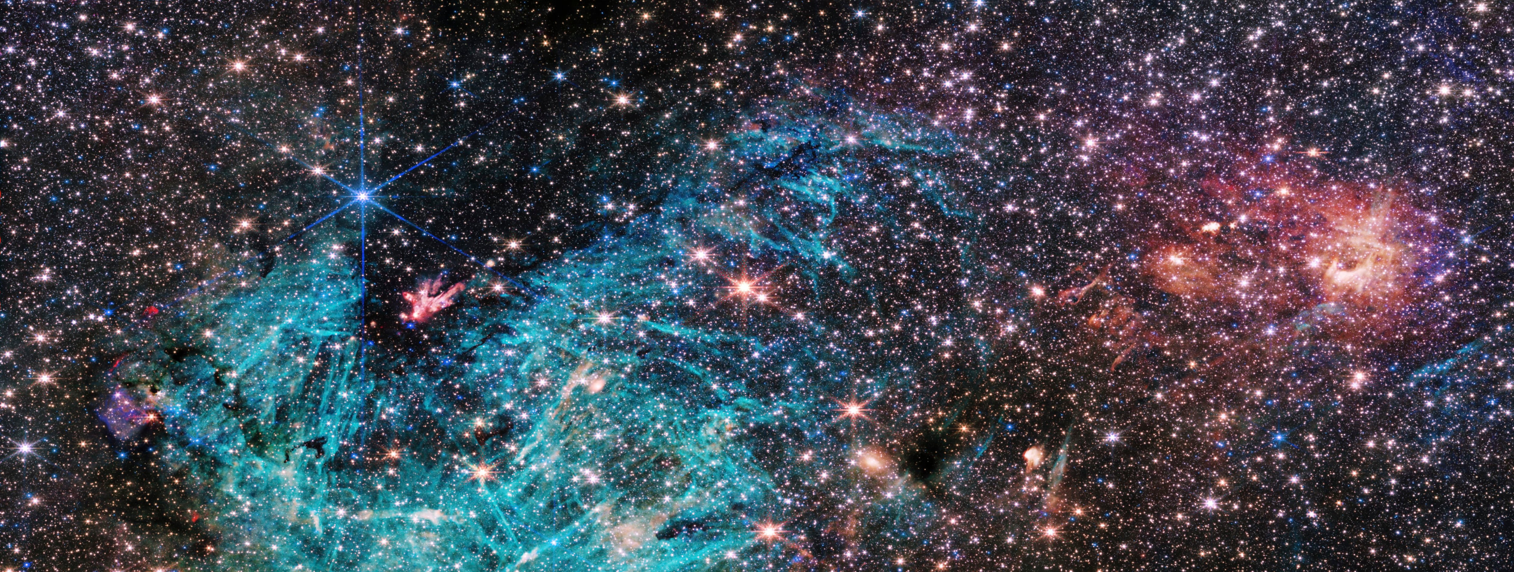 La última imagen del telescopio espacial James Webb muestra una porción del denso centro de nuestra galaxia con un detalle sin precedentes.EFE/NASA, ESA, CSA, STScI, S. Crowe (UVA)***SOLO USO EDITORIAL/SOLO DISPONIBLE PARA ILUSTRAR LA NOTICIA QUE ACOMPAÑA (CRÉDITO OBLIGATORIO)***
