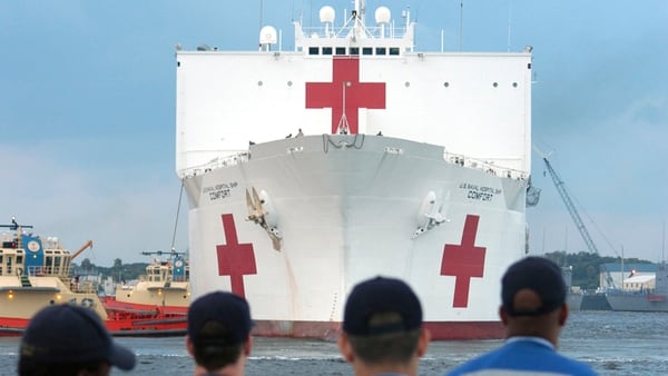 El buque hospital USNS Comfort estará operativo en Colombia en octubre(U.S. Navy)
