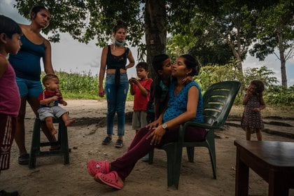 Sebastián y Jessika encontraron refugio en Venezuela, pero no mucho más (foto: Adriana Loureiro Fernandez para The New York Times)