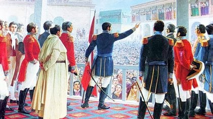 La declaración de Independencia del Perú
