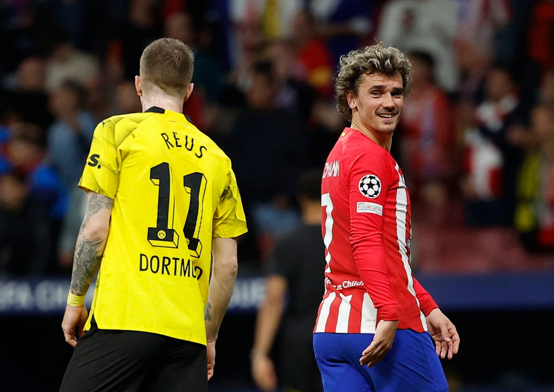 Atlético de Madrid y Borussia Dortmund se enfrentan por los cuartos de final de la Champions League (Reuters)