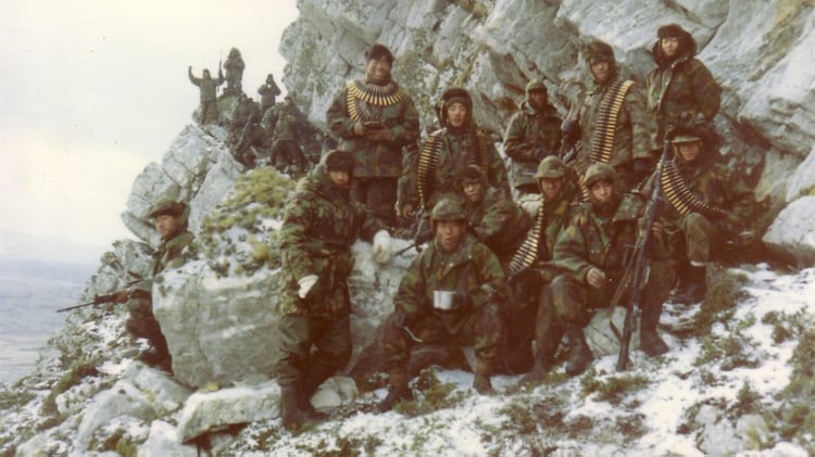 El ejército Gurka en Malvinas