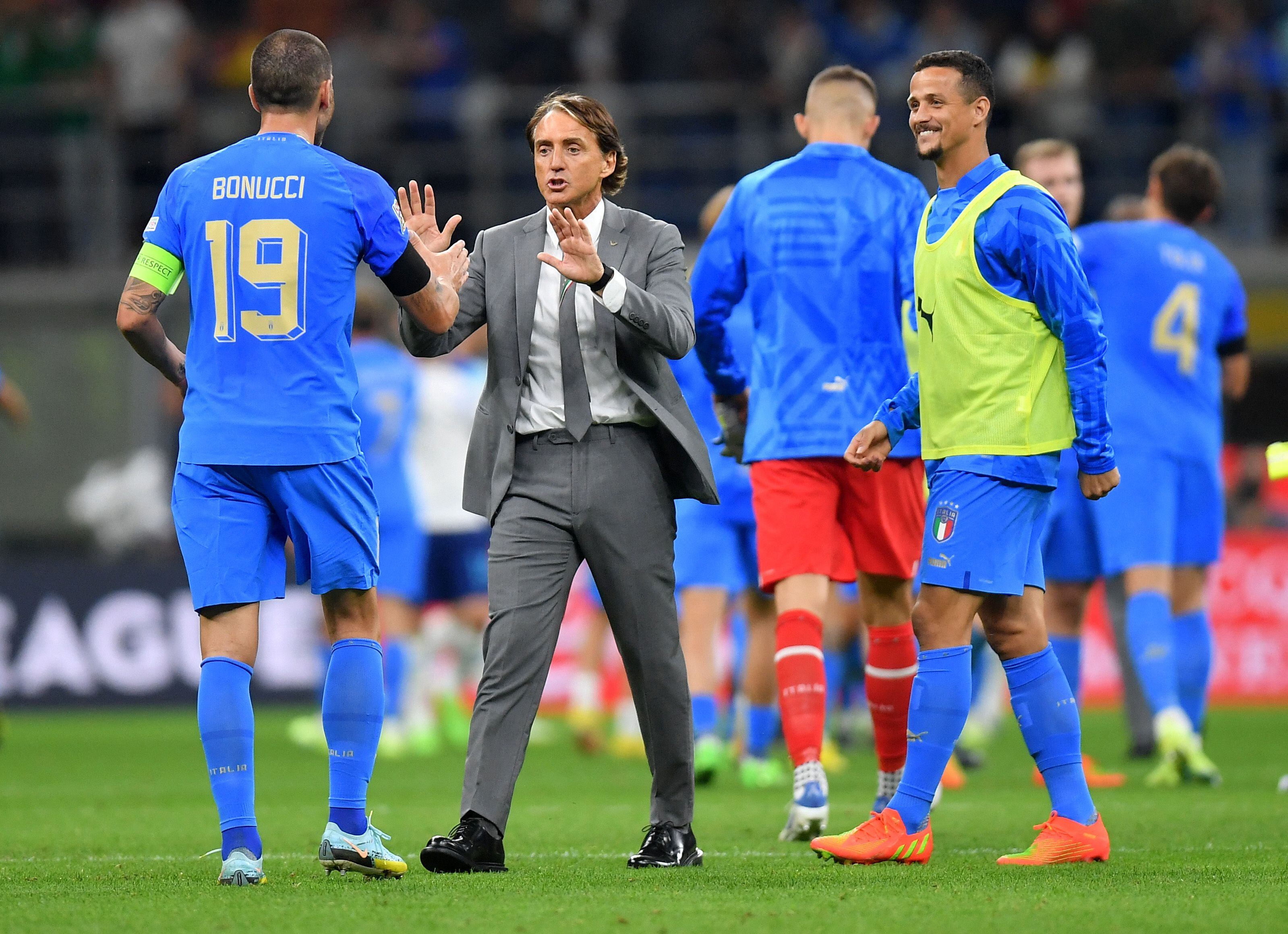 Roberto Mancini busca rearmar la selección de Italia de cara al nuevo ciclo mundialista (REUTERS/Daniele Mascolo)