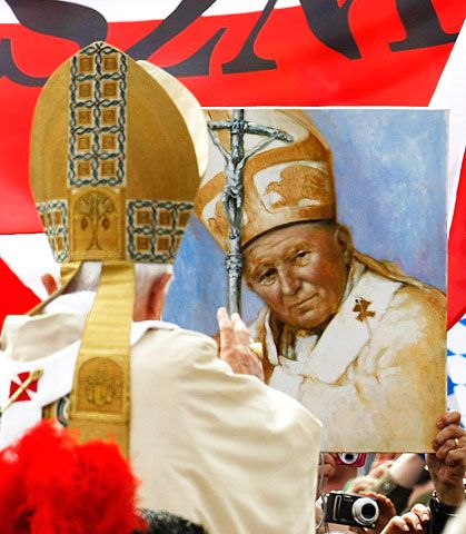 Canonization of Pope John Paul II.  (AP)