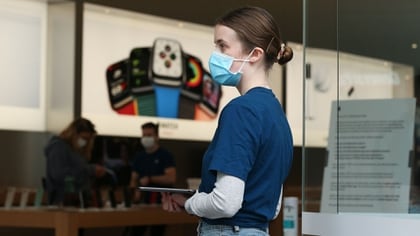 Una tienda Apple Store en Sydney, Australia, (Foto: Bloomberg)