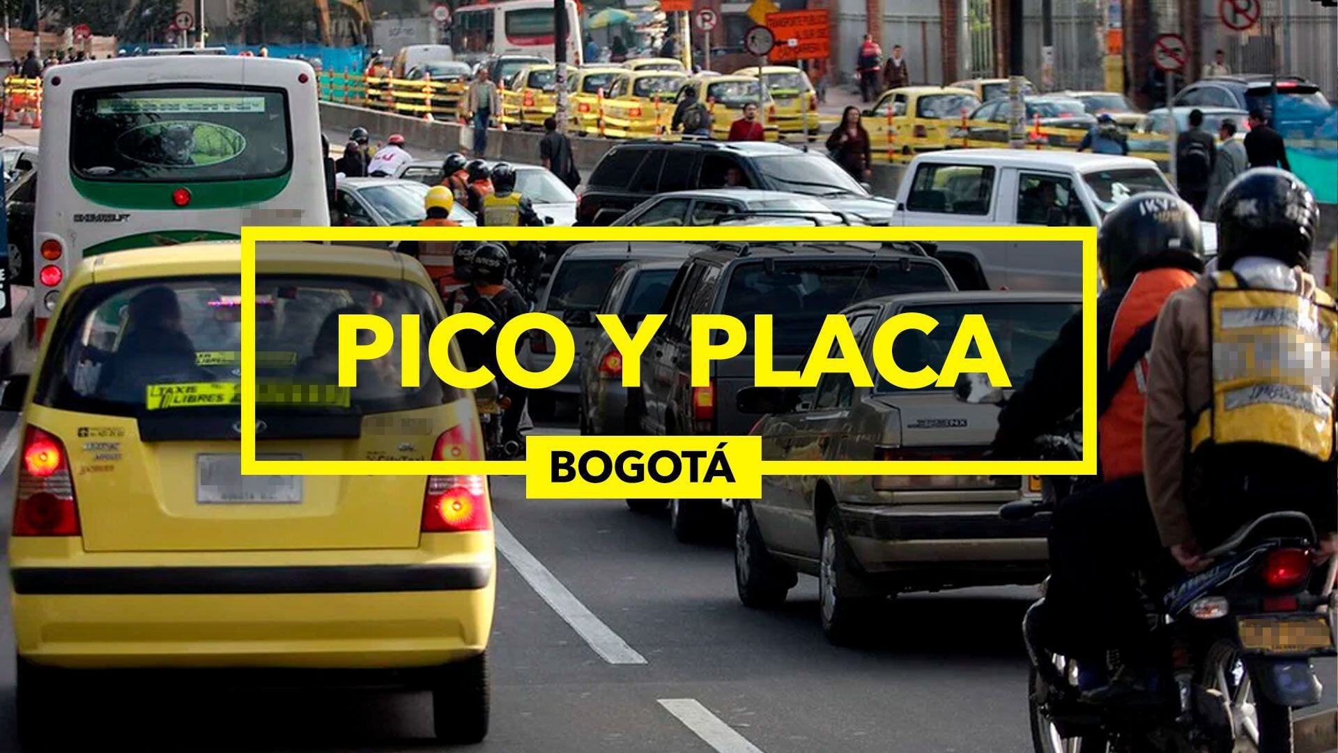 El Pico y Placa tiene como meta reducir la circulación de automóviles y bajar la contaminación de Bogotá (Infobae)