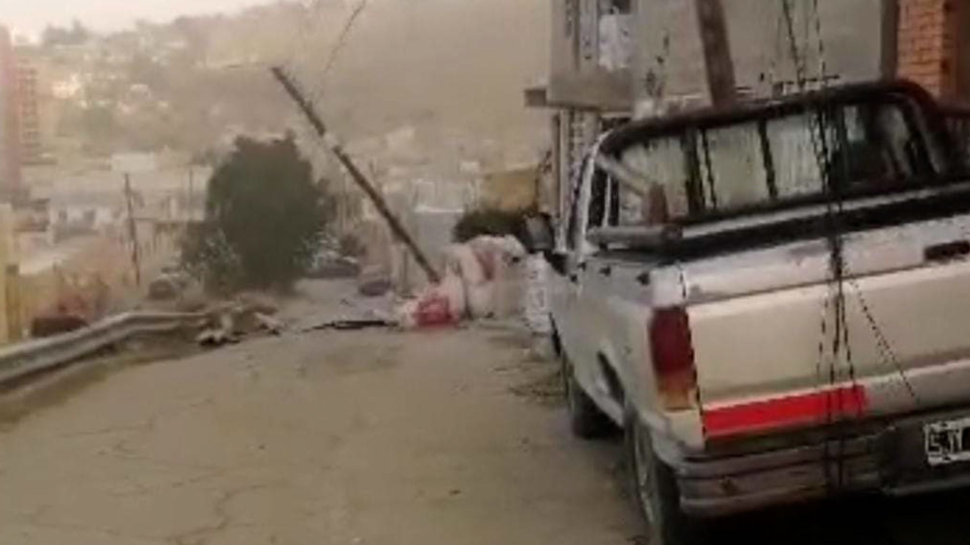 Fuerte temporal en Chubut