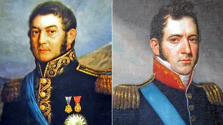 José de San Martín y Carlos María de Alvear: eran amigos, llegaron juntos al Río de la Plata, pero la política los enfrentó