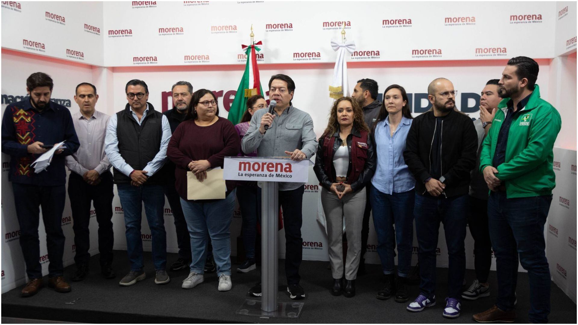 Mario Delgado-Morena-Plan C-México-14 de febrero