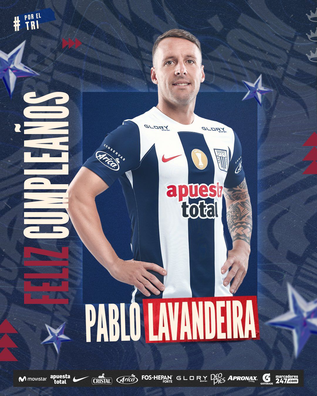 Alianza Lima vs César Vallejo: Pablo Lavandeira recibió saludo de su club