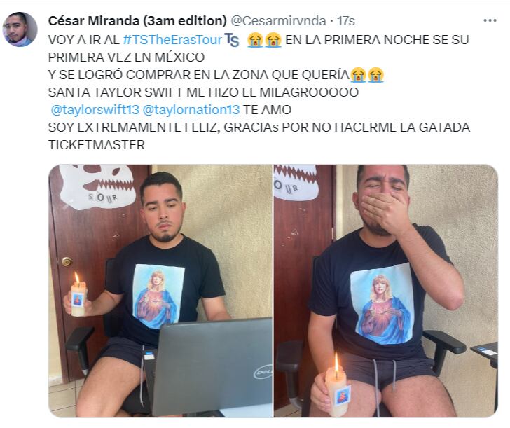 Memes sobre la venta de Taylor Swift en México (captura de pantalla)