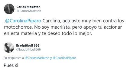 Calamaro le manifestó su apoyo a Carolina Píparo