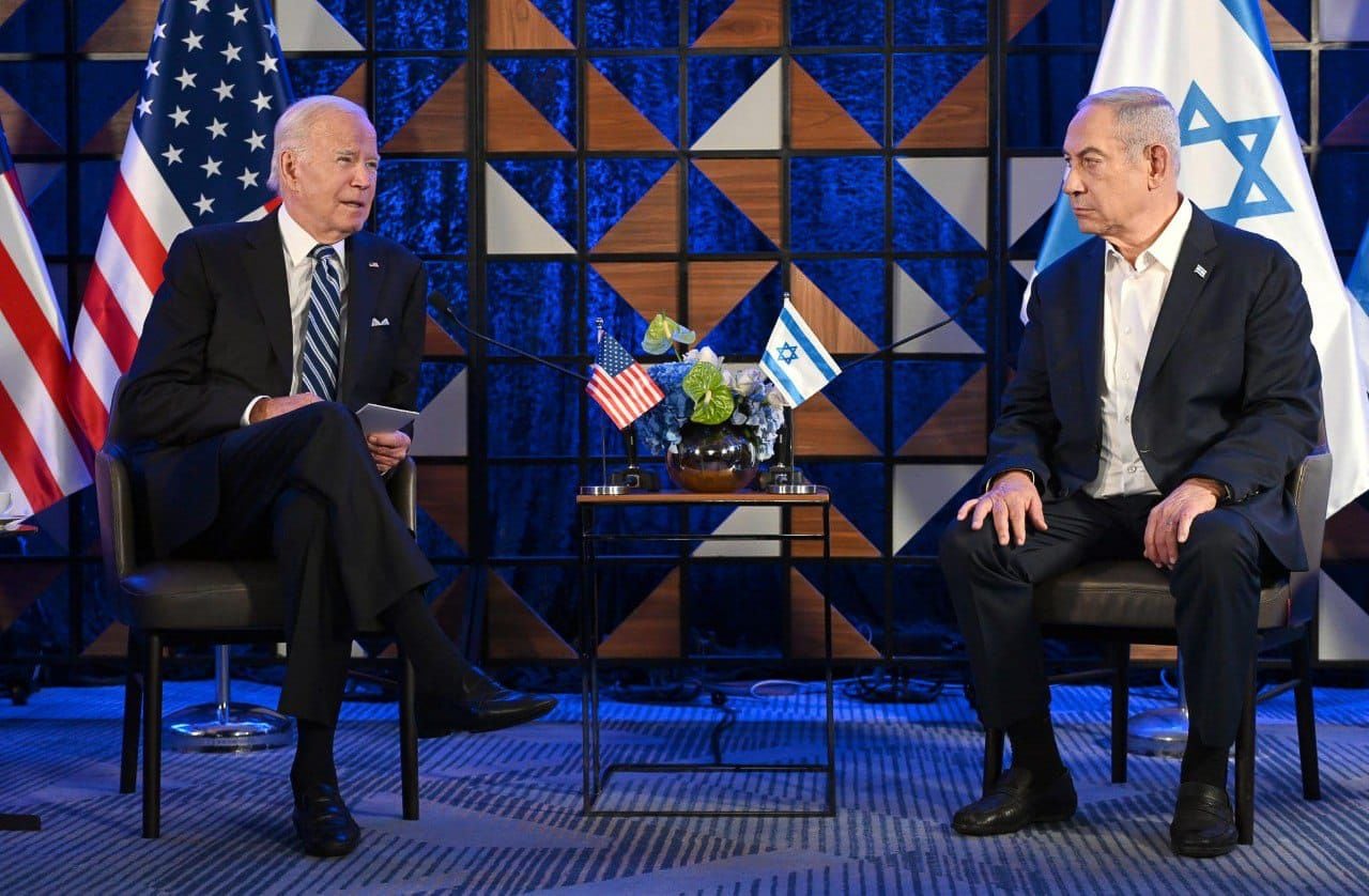 Biden y Netanyahu en Tel Aviv 