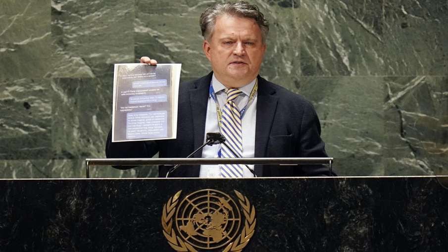 El embajador ucraniano ante la ONU, Sergii Kislitsia