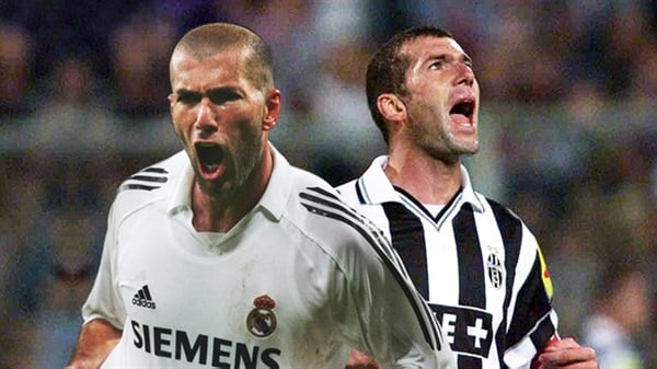 La imagen de Zidane futbolista: jugó en la Juventus y luego se retiró en el Real Madrid (UEFA)