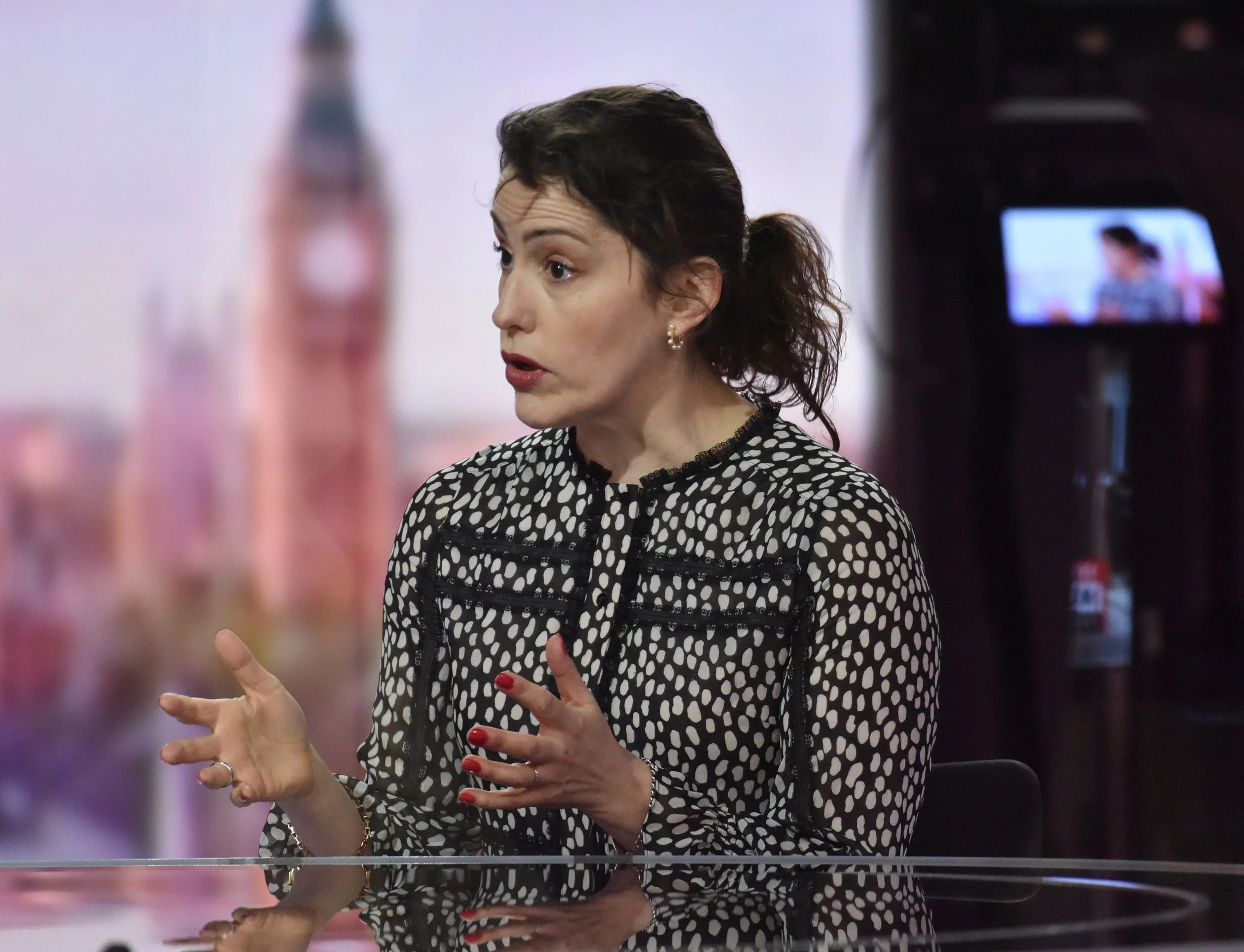 La ministra del gobierno, Victoria Atkins, dijo que las acusaciones eran “muy graves”.  Jeff Overs/BBC/Handout via REUTERS 