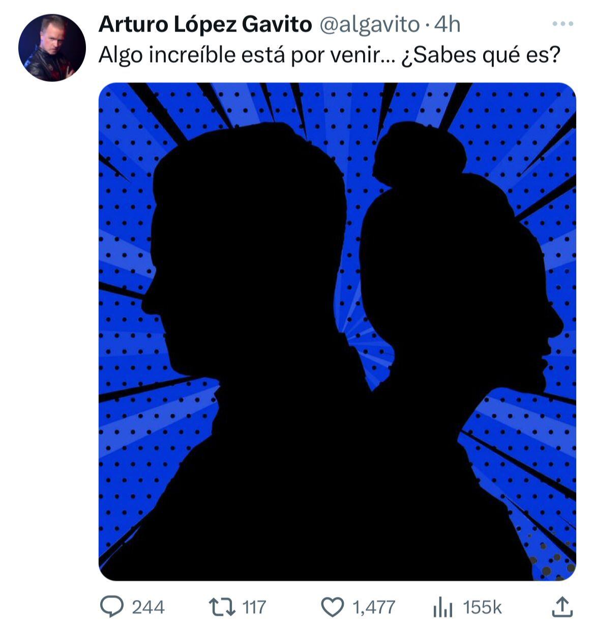 Arturo López Gavito y Lolita Cortés podrían estrenar programa en TV Azteca(Foto: captura Twitter)
