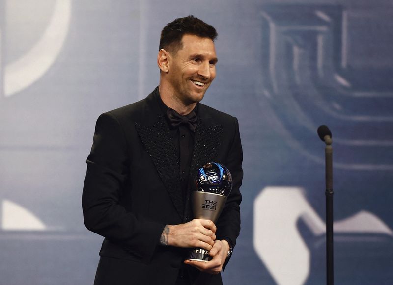 Messi ganó el premio The Best al mejor jugador de 2022 (REUTERS/Sarah Meyssonnier)