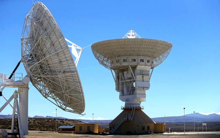 La estacion espacial china en Neuquen (Foto: Télam)