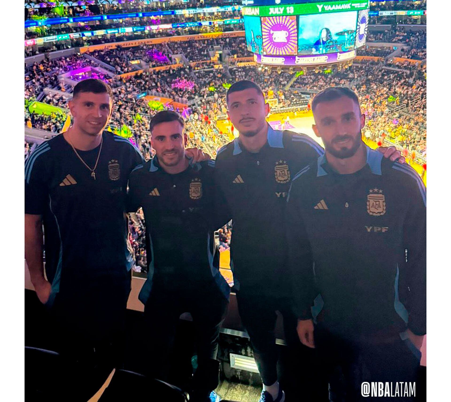 Selección Argentina Lakers Pacers