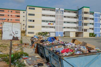 En 2015, un informe reservado del gobierno venezolano determinó que hubo “irregularidades” en la contratación y pago de sobreprecios a Sarleaf para la construcción de las viviendas en San Francisco de Yare. (Fernando Campos/Armando.info)