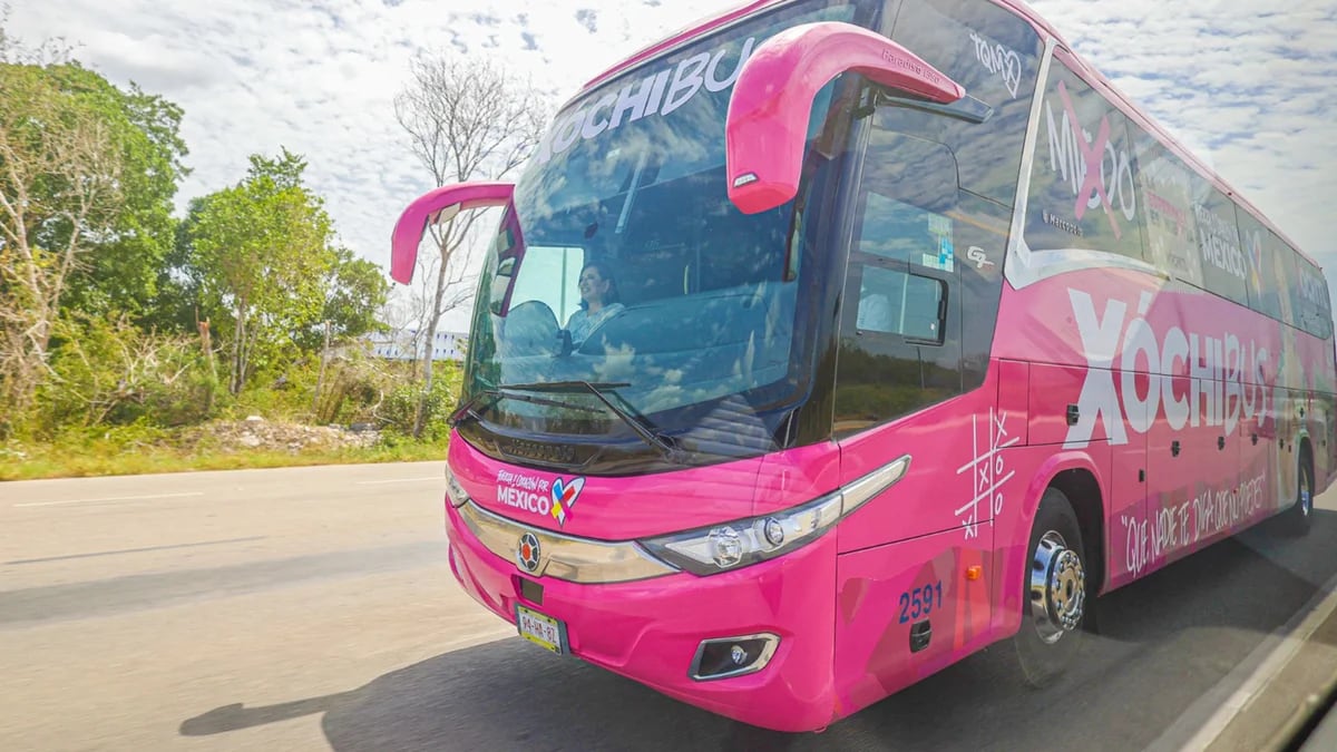 Cuánto cuesta el Xóchibus, el transporte rosa con el que Xóchitl Gálvez recorrerá el país