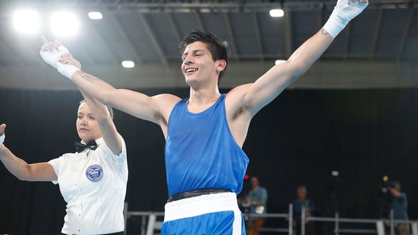 Brian Arregui ganó la medalla de oro en boxeo (Télam)