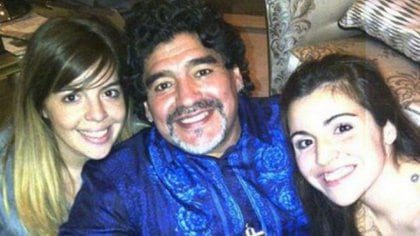 Viejito querido: Dalma, Diego y Gianinna Maradona