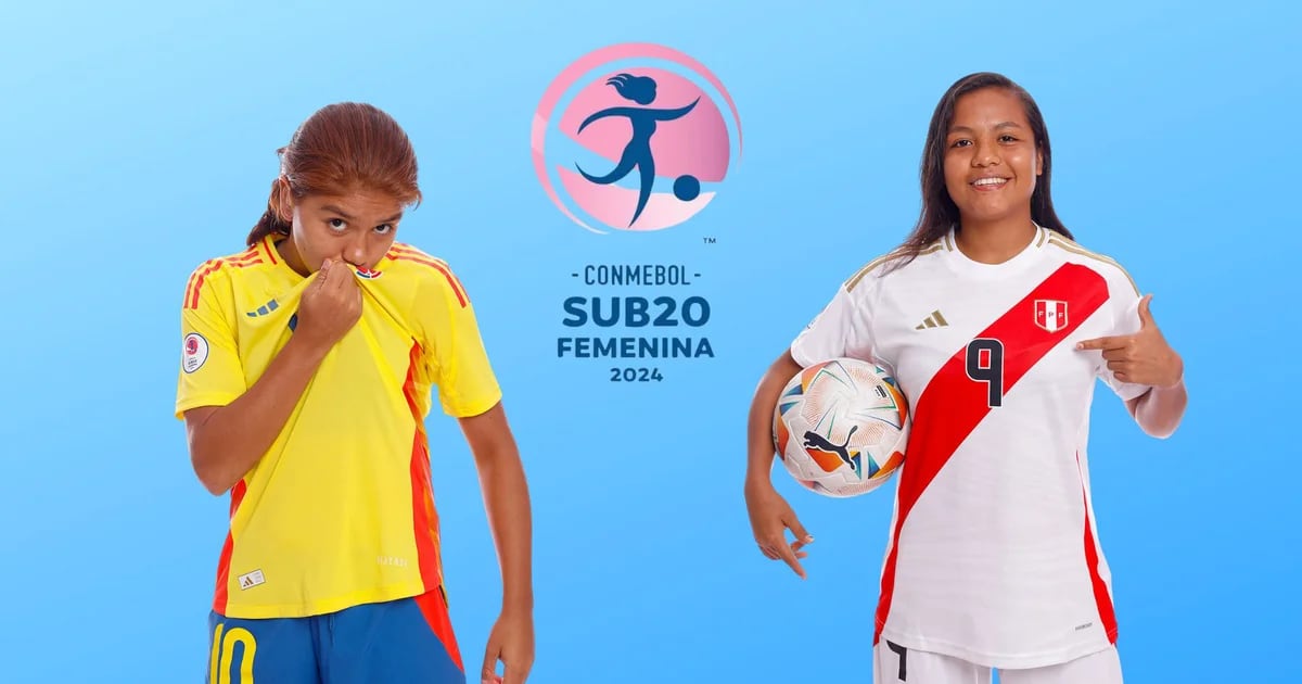 Peru vs Colombia Sub 20 Women: day, time and channel to watch the match on date 1 of the final hexagonal