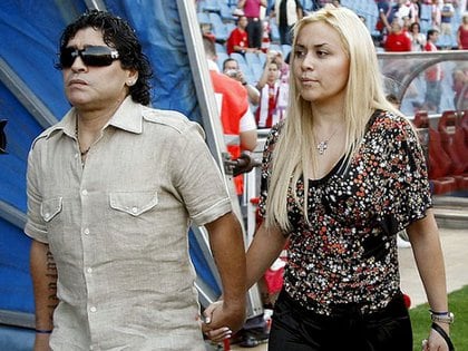 Diego Maradona y Verónica Ojeda comenzaron la relación en 2005