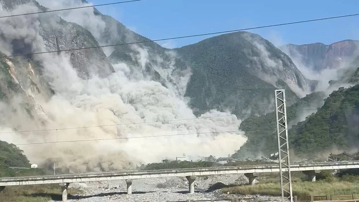 Minuto a minuto: casi mil personas se encuentran atrapadas en un parque nacional de Taiwán tras el sismo