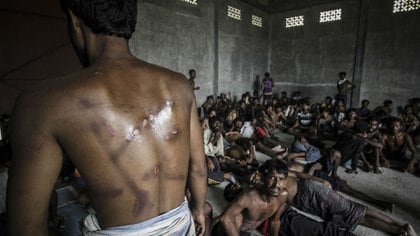 Postal de los refugiados rohingya, en Bangladesh. (Getty Images)