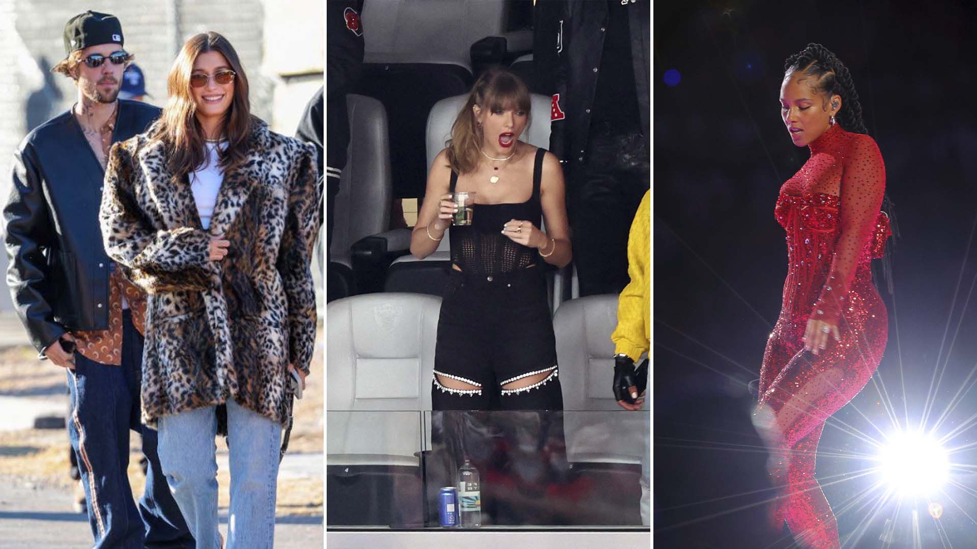 Looks de famosos para el super Bowl