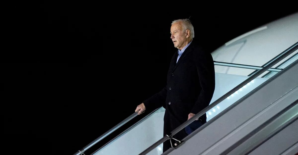 Biden arrived in Poland after traveling over eight hours from Kyiv