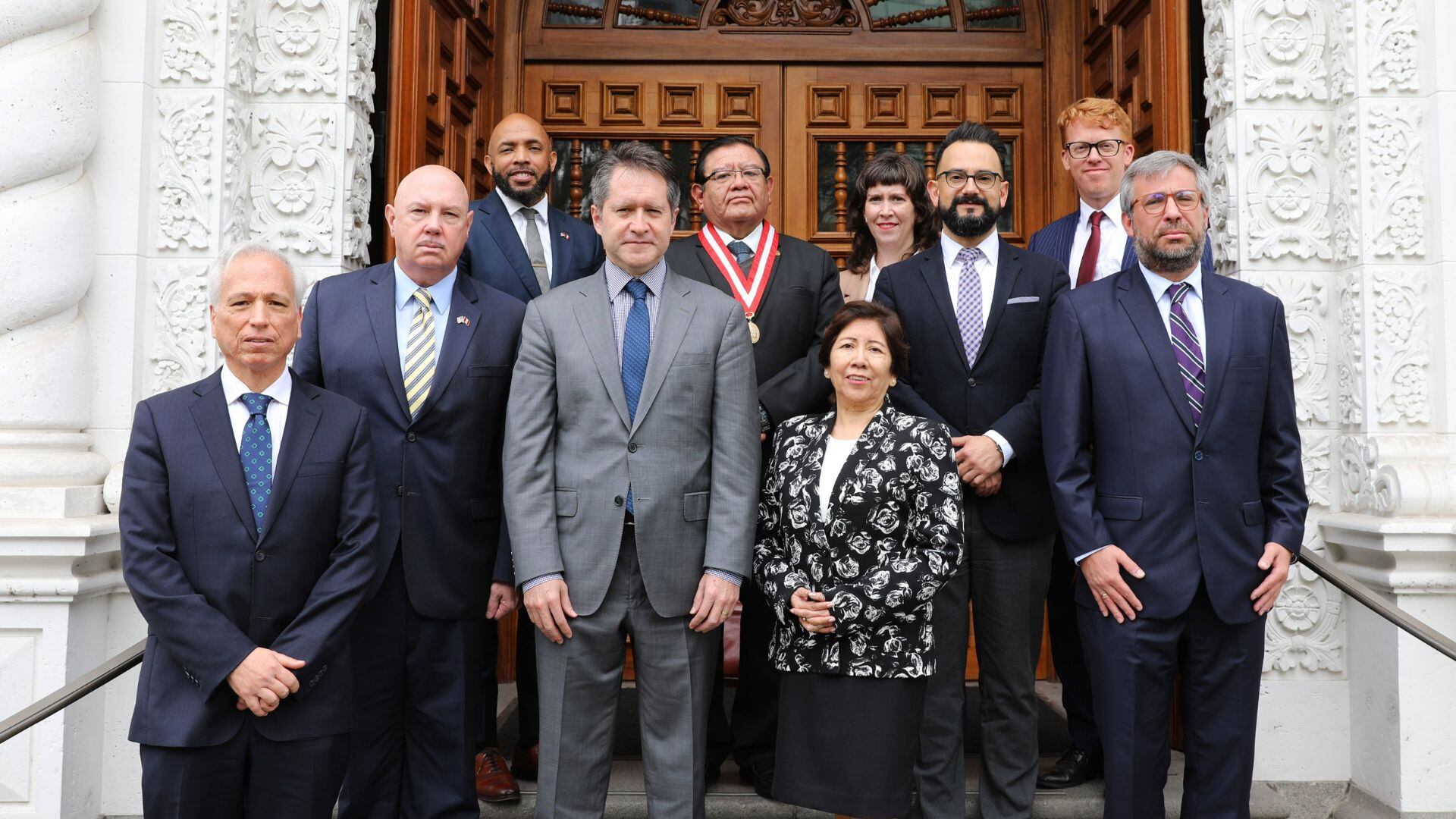 JNJ, JNE y ONPE se reúne con representantes de la Embajada de Estados Unidos en el Perú| Embajada de Estados Unidos