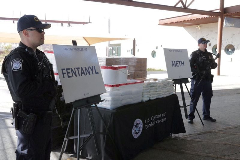 El fentanilo es la principal causa de muerte en Estados Unidos para personas de entre 18 y 49 años (Servicio de Aduanas y Protección Fronteriza/Reuters)
