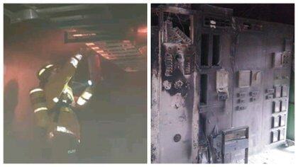 Entre los equipos afectados por el incendio se encuentran los equipos de la sala de control, bandejas de cables y placas de protección eléctrica (Foto: Especial)