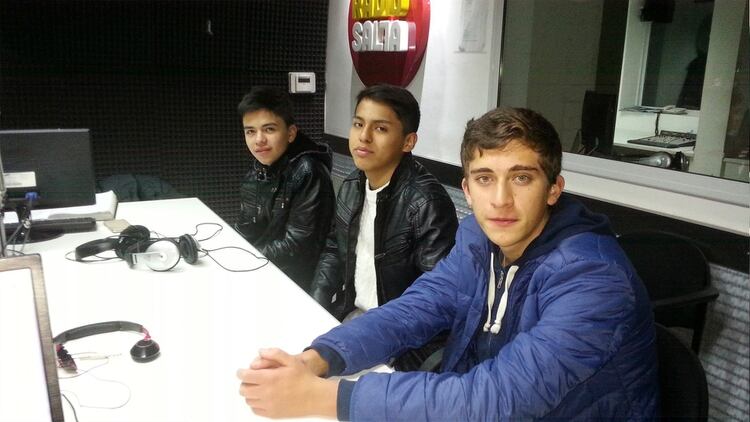 Tiago, Tomás y Andrés viajaran al Campamento Espacial en Estados Unidos (Gentileza: Radio Salta)